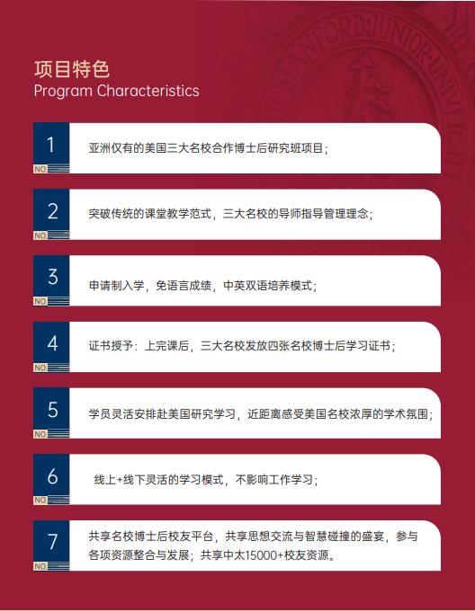 美國斯坦福大學、加州大學伯克利分校、加州州立大學三校博士后研究班